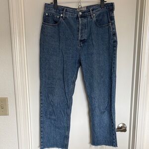 Everlane The 90s Cheeky Straight Jean - Medium Wash 30 R